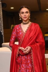 Aditi Rao  Red Dress Pic