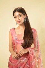  Anu Emmanuel graceful saree outfit