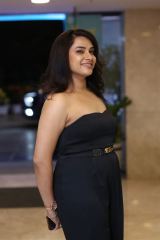 Hari Teja in trendy attire