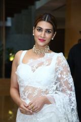  Kriti Sanon White Saree Stills