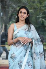  Niharika Konidela  stylish  saree